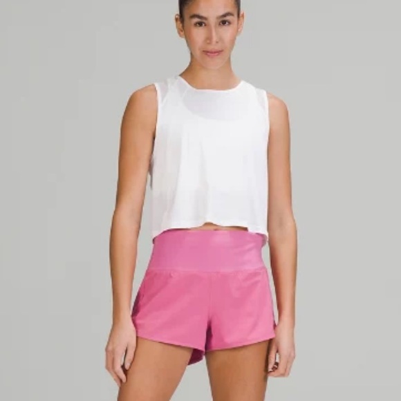 ❤️ Lululemon Speed Up High-Rise Lined Short 2.5"  Pink Blossom Size 6 NWT - Picture 11 of 11